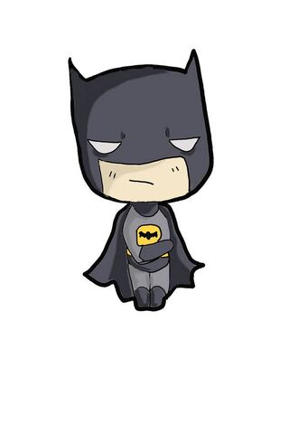 Chibi Batman: The Dark Knight in Cute Form! 🦇✨