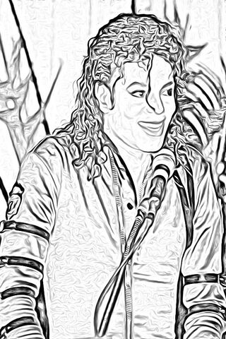 The King of Pop in Sketch: A Timeless Tribute 🎤✍️