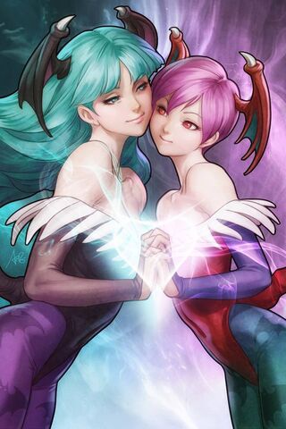 Dueling Shadows: The Essence of Morrigan Lilith 🌌✨