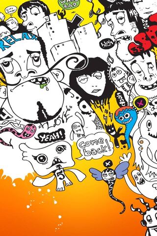 Whimsical Nightmares: A Colorful Chaos