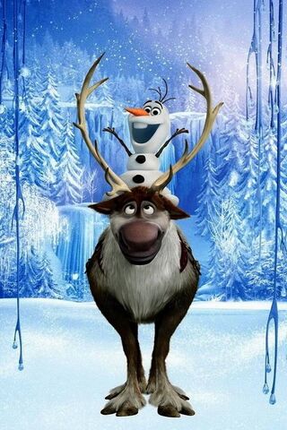 Olaf's Winter Adventure with Sven! ❄️☃️