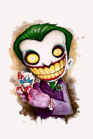 Whimsical Mayhem: The Joker's Grin 🎭