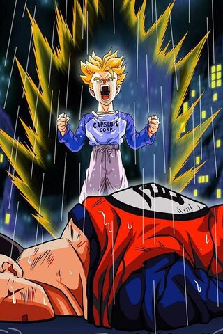 Trunks Unleashed: The Power of Super Saiyan!