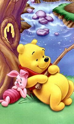 Winnie the Pooh Yellow Pattern Wallpaper  Winnie Pooh Wallpaper