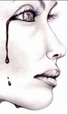 Tears Of Blood Wallpaper - Download to your mobile from PHONEKY