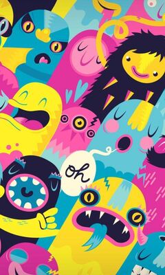 Oh Monsters Wallpaper - Download to your mobile from PHONEKY