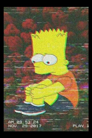 Sad vibes, bart simpson, sad vibes, HD phone wallpaper