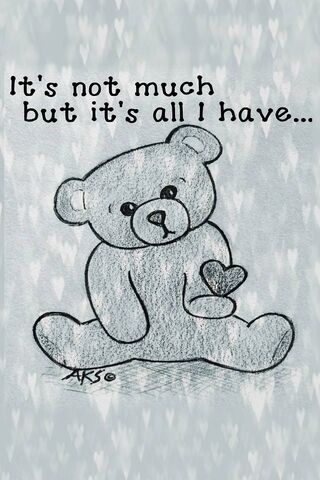 Heartfelt Hugs from Emo Heart Bear 💖