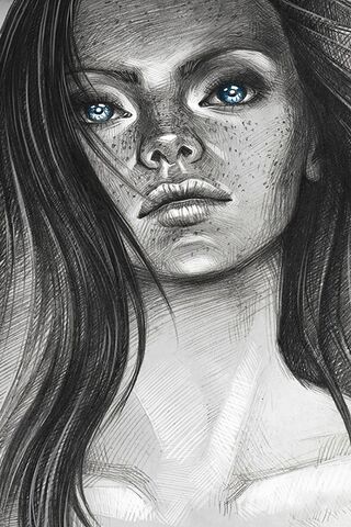 Glimmering Gaze: A Portrait of Depth