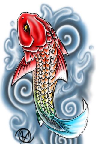 Vibrant Koi: A Splash of Color