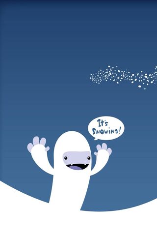 Snowing