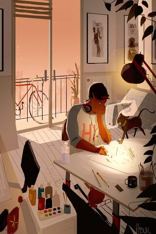 Creative Focus: A Cozy Workspace