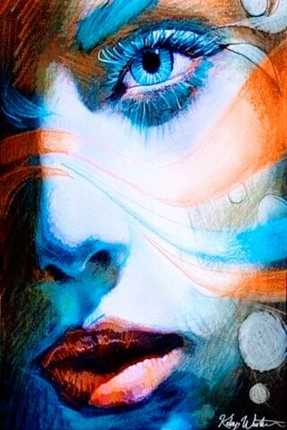 Mystical Gaze: The Essence of Blue Sight 🌊👁️
