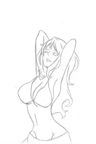 Nami's Playful Pose 🌊✨