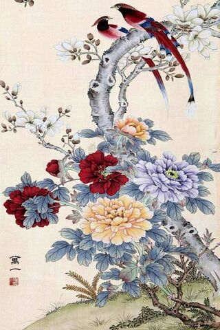 Blossoms of Serenity 🌸🐦
