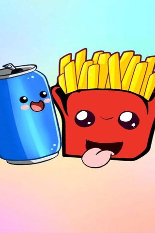 Fizzy Fun with Bluered Food! 🍟🥤