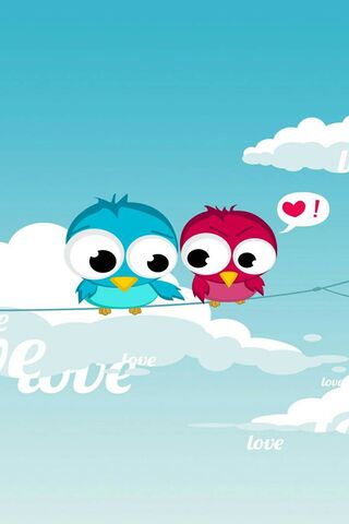 Lovebirds in the Sky! �..