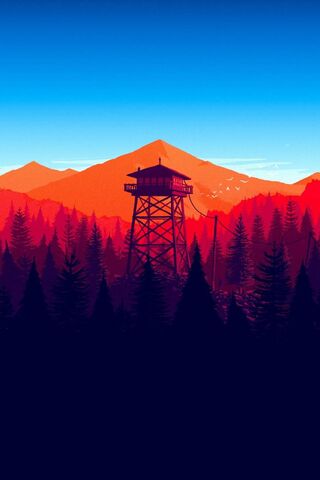 Firewatch Forest