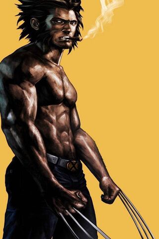 Wolverine's Smoke Break..