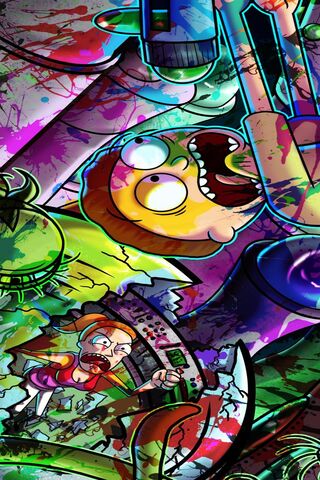 Rick und Morty Paint