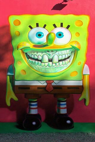 Download Goofy Ahh Spongebob With Wig Picture  Wallpaperscom