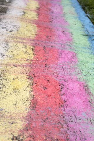 Colorful Creations: A Chalk Wonderland 🎨✨