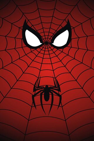 Web of Mystery: The Iconic Spidey Face 🕷️🕸️
