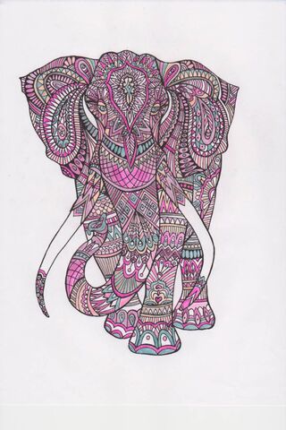 Whimsical Wonders: The Pink Elephant 🌸🐘