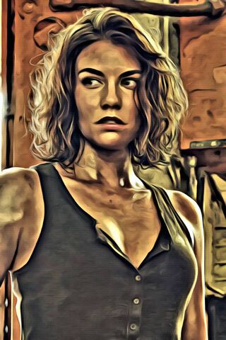 Maggie's Fierce Gaze: A Moment of Strength