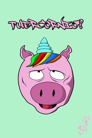 The Whimsical Puercornio: A Magical Mashup! 🦄🐷