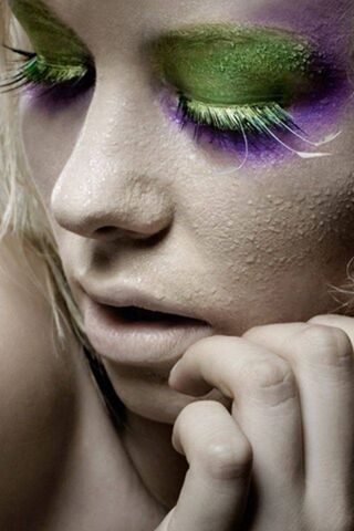 Vibrant Elegance: A Model's Dream