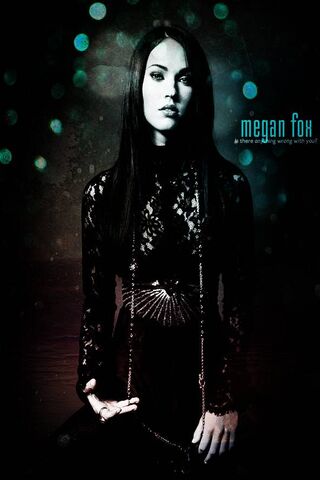 Mystique of Megan Fox: A Dark Elegance