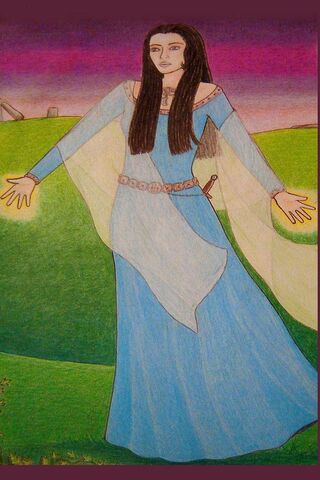 Enchanted Sorceress of the Medieval Realm ✨