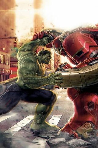 Hulk Vs Hulk Buster