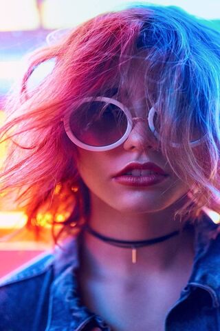 Neon Dreams: A Modern Muse