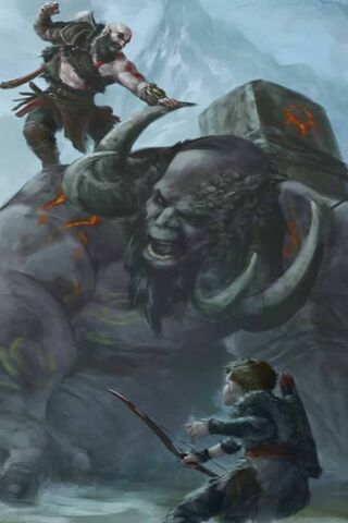 Epic Clash in New Gow: Titans of Myth