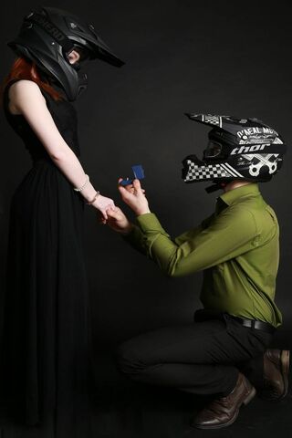 Love on Two Wheels: A Biker's Proposal ❤️🏍️