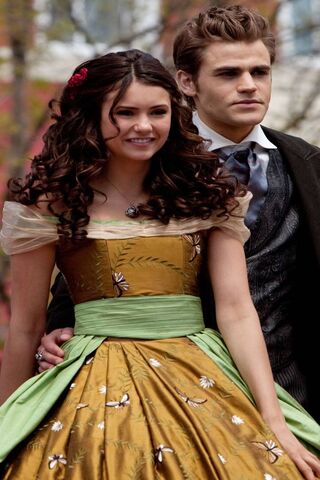 A Timeless Dance: Elena and Stefan's Enchanted Evening 🌹✨