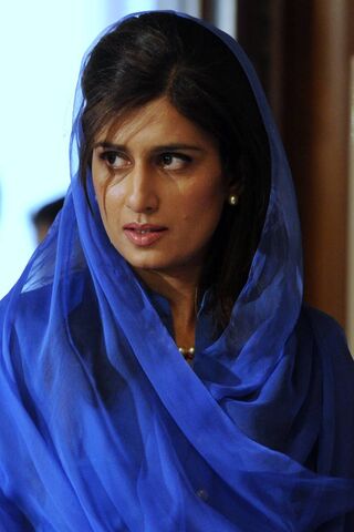 Elegance in Blue: A Glimpse of Hina Rabbani Khar