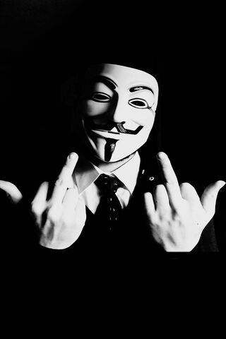 Anonymous Wallpaper - Download to your mobile from PHONEKY