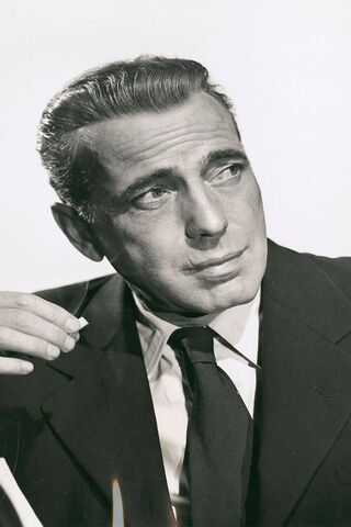 The Iconic Gaze of Humphrey Bogart 🎬✨