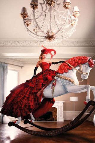 Elegance on a Carousel: A Dreamy Ride