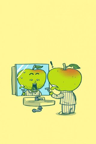 Apple Shaving Funny