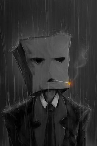 Mystery in the Rain: The Paper Bag Smoker