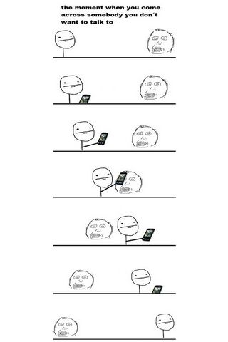 The Awkward Encounter 📱😅