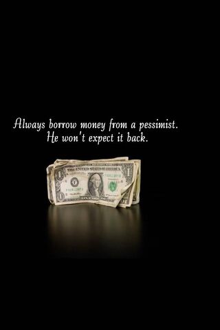 The Pessimist's Loan: A Clever Take on Borrowing