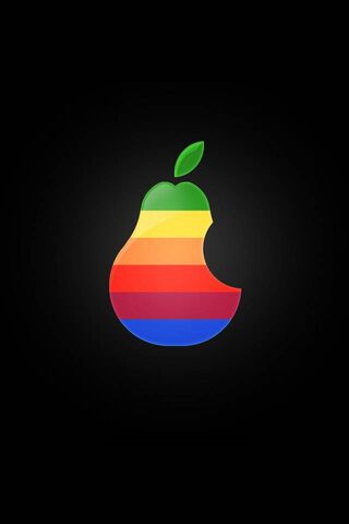 Colorful Apple: A Retro Icon Reimagined 🍏🌈
