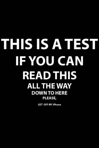 Reading Test