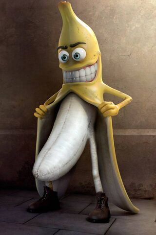 الموز مضحك