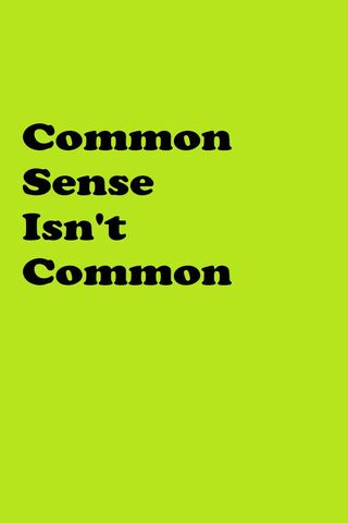 The Value of Common Sense 🌟